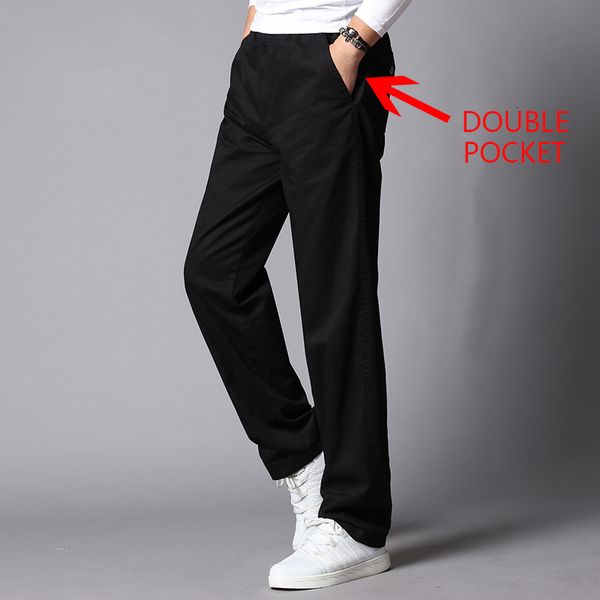 new summer 2021 casual of cotton soft long trousers straight male plus size 5xl thin breathable business outwear pants 9ubi, Black
new summer 2021 casual of cotton soft long trousers straight male plus size 5xl thin breathable business outwear pants 9ubi, Black