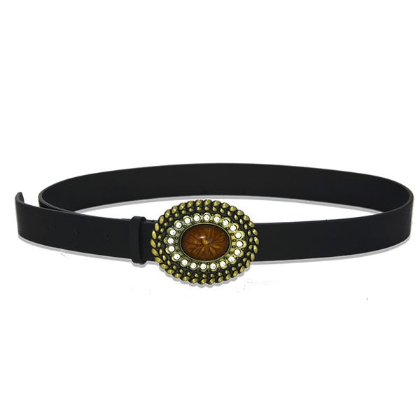 women's belt diamond inlaid amber stone texture iron buckle fashion casual pu leather belt, Black;brown
women's belt diamond inlaid amber stone texture iron buckle fashion casual pu leather belt, Black;brown