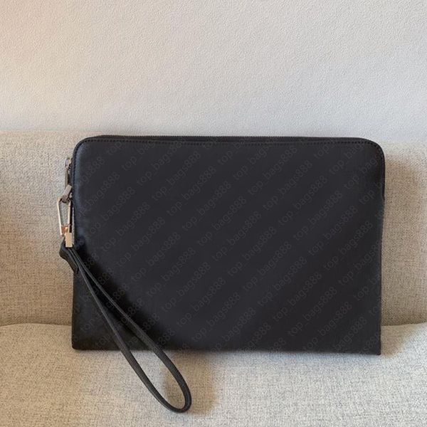 luxurys designers men hand bags 2021 with date code box black genuine leather cowhide hollow letters 7a quality zipper clutch bag
luxurys designers men hand bags 2021 with date code box black genuine leather cowhide hollow letters 7a quality zipper clutch bag