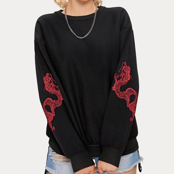 women's hoodies & sweatshirts autumn crop sweatshirt dragon print long sleeve knitted women fashion pullover black casual gothic street
women's hoodies & sweatshirts autumn crop sweatshirt dragon print long sleeve knitted women fashion pullover black casual gothic street