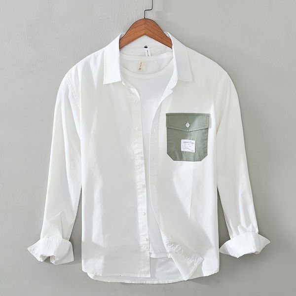 2021 new design long sleeve comfortable pure cotton brand casual shirts for men fashion trendy white shirt male chemise zsma
2021 new design long sleeve comfortable pure cotton brand casual shirts for men fashion trendy white shirt male chemise zsma