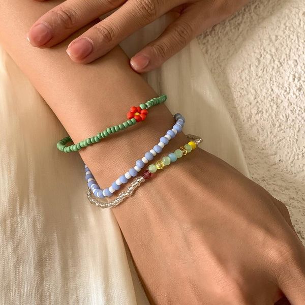 charm bracelets ethnic colorful acrylic beads flower for women bohemian crystal beaded geometric bracelet femme fashion jewelry gift, Golden;silver
charm bracelets ethnic colorful acrylic beads flower for women bohemian crystal beaded geometric bracelet femme fashion jewelry gift, Golden;silver