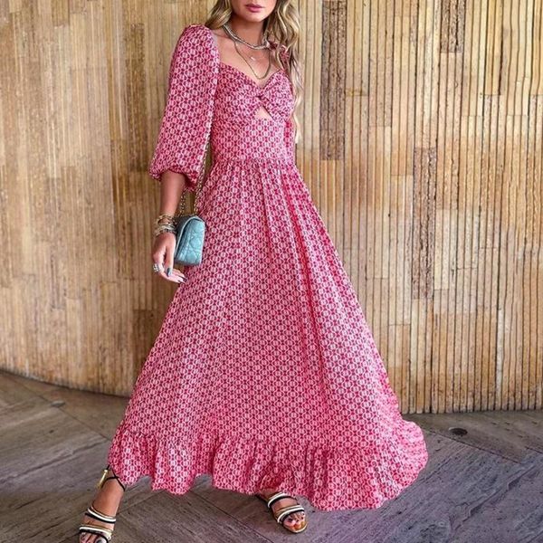 casual dresses women 2021 square neck tube summer boho dress women's clothing vintage beach vacation long vestido, Black;gray
casual dresses women 2021 square neck tube summer boho dress women's clothing vintage beach vacation long vestido, Black;gray