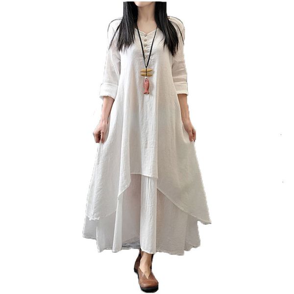 2021 plus new size cotton linen comfortable summer fashion vintage loose long women white maxi 4gff, Black;gray
2021 plus new size cotton linen comfortable summer fashion vintage loose long women white maxi 4gff, Black;gray