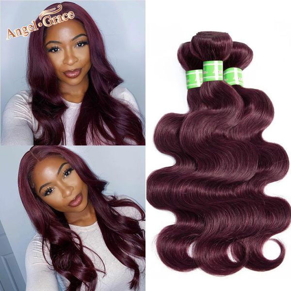 human hair bulks angel grace brazilian body wave bundles 99j color 1/3/4 remy extensions 10-28 inch, Black
human hair bulks angel grace brazilian body wave bundles 99j color 1/3/4 remy extensions 10-28 inch, Black