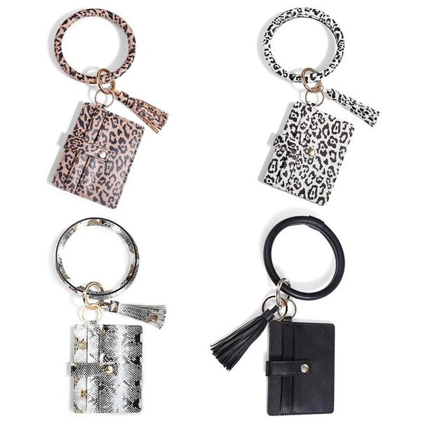 card holders keychain pu leather leopard holder lady large round wallet wrist pendant dropship wholesale, Brown;gray
card holders keychain pu leather leopard holder lady large round wallet wrist pendant dropship wholesale, Brown;gray