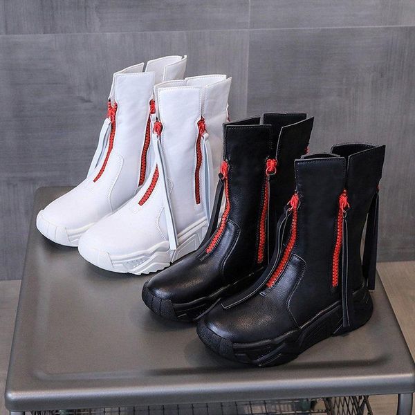 boots zapatillas mujer fashion round toe ankle zipper decoration keep warm casual winter solid color platform women shoes, Black
boots zapatillas mujer fashion round toe ankle zipper decoration keep warm casual winter solid color platform women shoes, Black