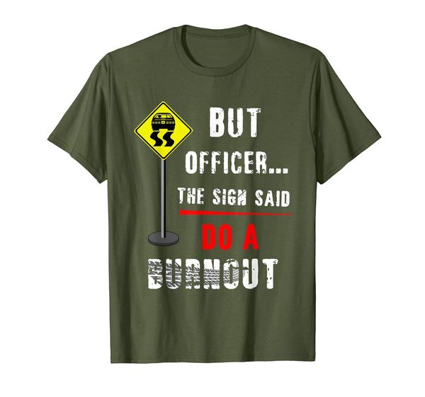 humor burnout sign t-shirt mechanic gift car mechanics tee, White;black