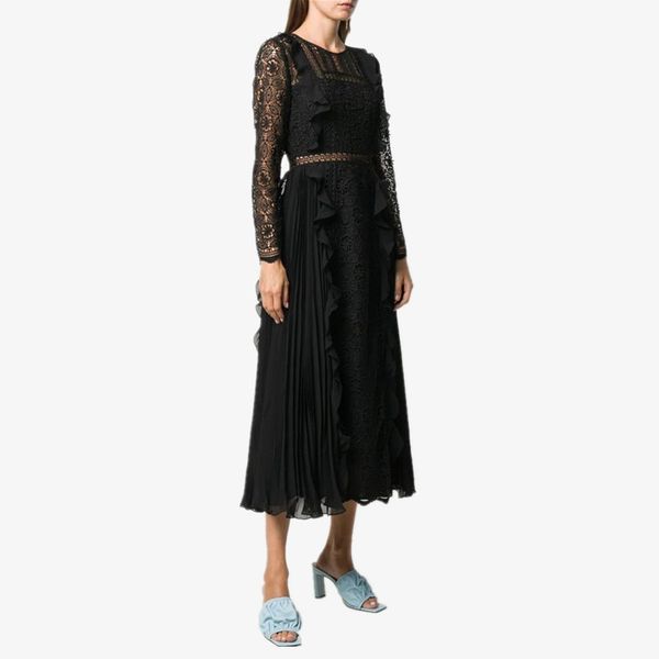 2021 new autumn black hollow out lace es for women runway vintage o-neck long sleeve pleated ruffles maxi mwjr, Black;gray
2021 new autumn black hollow out lace es for women runway vintage o-neck long sleeve pleated ruffles maxi mwjr, Black;gray