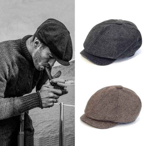 berets autumn and winter warm woolen octagonal hat, large size sboy beret, big head cap, outdoor male female painter hat, Blue;gray
berets autumn and winter warm woolen octagonal hat, large size sboy beret, big head cap, outdoor male female painter hat, Blue;gray