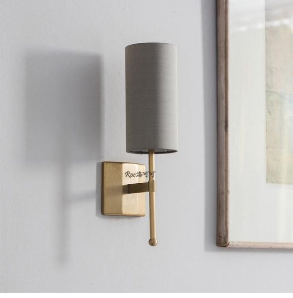 simple and modern all-copper wall lamp living room bedroom bedside light luxury gray wall lamp
simple and modern all-copper wall lamp living room bedroom bedside light luxury gray wall lamp