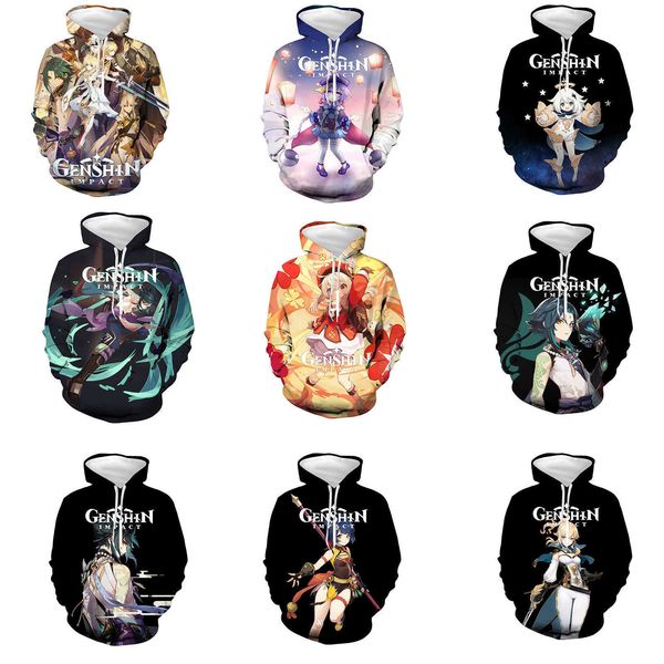 men's hoodies original god animation cori impression sweater engraved qing fischer surrounding two-dimensional 3d printed sweater, Black
men's hoodies original god animation cori impression sweater engraved qing fischer surrounding two-dimensional 3d printed sweater, Black