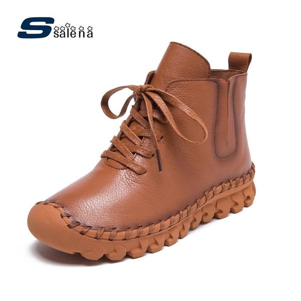 boots motocross women classical lace up military comfortable outdoor shoes 20119, Black