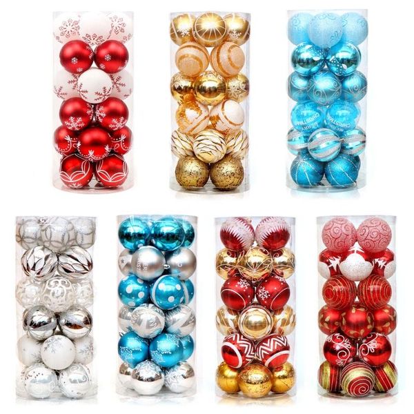 24pcs 6 cm christmas ball decorations 6 styles christmas ball pendant decoration r9jc
24pcs 6 cm christmas ball decorations 6 styles christmas ball pendant decoration r9jc