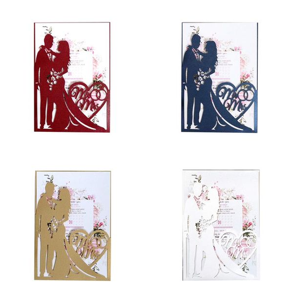 greeting cards 10pcs bride and groom hollow laser cut wedding invitations card valentine's day decoration party supplies
greeting cards 10pcs bride and groom hollow laser cut wedding invitations card valentine's day decoration party supplies