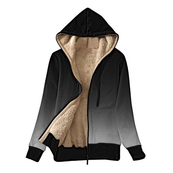 women's jackets women winter sweatshirt warm tracksuit for gradient printed long sleeve thicken hooded sweatshirts cashmere sports jack, Black;brown
women's jackets women winter sweatshirt warm tracksuit for gradient printed long sleeve thicken hooded sweatshirts cashmere sports jack, Black;brown