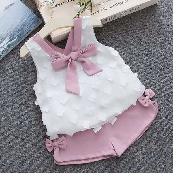 clothing sets 40# kids clothes baby girls outfits summer bowknot vest solid color streetwear t-shirt +shorts set children's costumes, White
clothing sets 40# kids clothes baby girls outfits summer bowknot vest solid color streetwear t-shirt +shorts set children's costumes, White