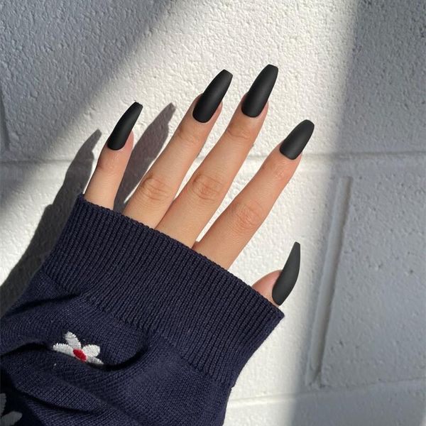false nails black coffin full cover fake nail tips ballerina shape faux ongles unghie finte wholesale press on extension unhas postica, Red;gold
false nails black coffin full cover fake nail tips ballerina shape faux ongles unghie finte wholesale press on extension unhas postica, Red;gold
