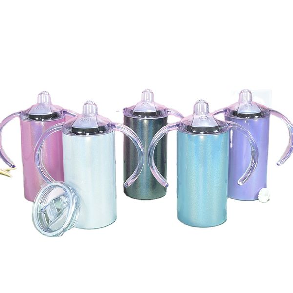 LOW MOQ Glitter Sublimation 12oz Sippy Cups Mugs with Two Lids Handle White Blan Straight Kid Tumblers Stainless Steel Double Wall Insulated Vacuum Bottles DIY
LOW MOQ Glitter Sublimation 12oz Sippy Cups Mugs with Two Lids Handle White Blan Straight Kid Tumblers Stainless Steel Double Wall Insulated Vacuum Bottles DIY