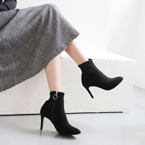 high-heeled to toe stiletto six inches/eight inches formal wear autumn and winter size boots 33-42 wup2, Black
high-heeled to toe stiletto six inches/eight inches formal wear autumn and winter size boots 33-42 wup2, Black
