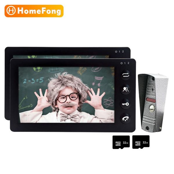 homefong video intercom door phone 2 monitors for villa 1200tvl doorbell camera ir night vision ip65 with motion detect
homefong video intercom door phone 2 monitors for villa 1200tvl doorbell camera ir night vision ip65 with motion detect