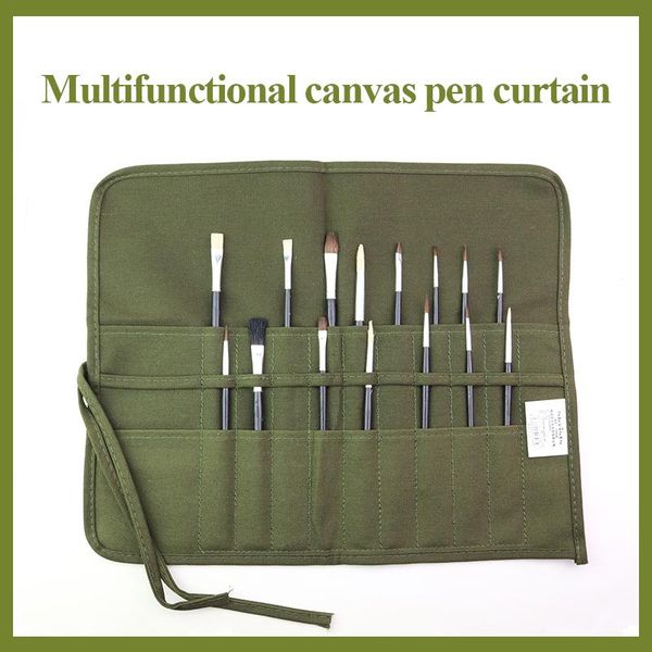 skyists art multifunctional 22/30 holes canvas pen curtain & 15pcs brushes insert roll up bag/case pencil storage bag 1508 bags
skyists art multifunctional 22/30 holes canvas pen curtain & 15pcs brushes insert roll up bag/case pencil storage bag 1508 bags