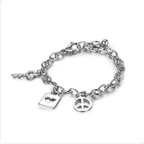 link, chain nandesi boho titanium steel bracelets for man women silver color jewelry diy oval adjustable safty girl boy gift, Black
link, chain nandesi boho titanium steel bracelets for man women silver color jewelry diy oval adjustable safty girl boy gift, Black