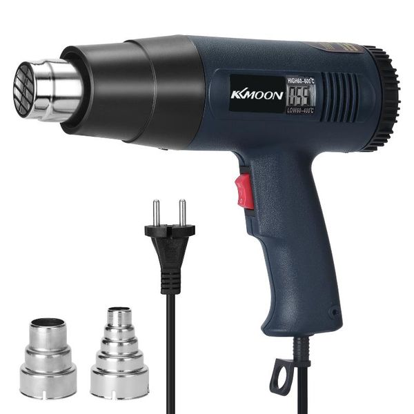 professional heat guns electric air machine 2000w digital display dual wind speed stepless thermostat film heating handheld power tool
professional heat guns electric air machine 2000w digital display dual wind speed stepless thermostat film heating handheld power tool