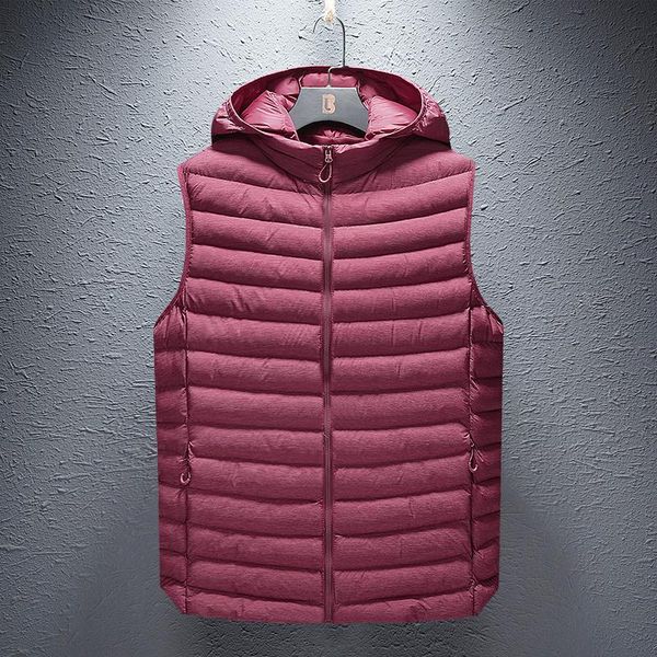 men's vests 2021 men warm thick hooded coats male cotton vest mens jacket winter sleeveless casual down, Black;white 
men's vests 2021 men warm thick hooded coats male cotton vest mens jacket winter sleeveless casual down, Black;white