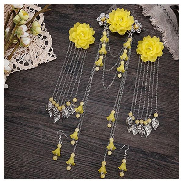 hair accessories multi-color optional cute five-piece flower costume tiara hairpins ancient style step shaking tassel elegant lady
hair accessories multi-color optional cute five-piece flower costume tiara hairpins ancient style step shaking tassel elegant lady