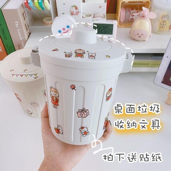 waste bins ins desksmall trash can cute girly bedroom student dormitory creative with cover mini wastebasket storage box
waste bins ins desksmall trash can cute girly bedroom student dormitory creative with cover mini wastebasket storage box
