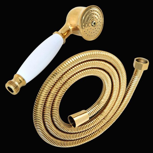 bathroom shower heads gold color brass telephone style head water saving hand held spray &1.5m hose kxz055
bathroom shower heads gold color brass telephone style head water saving hand held spray &1.5m hose kxz055
