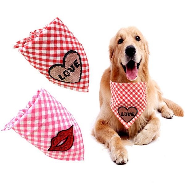 dog apparel valentine's day pet bib fashionable cotton triangle scarf cat and neck accessories red lips love heart supplies
dog apparel valentine's day pet bib fashionable cotton triangle scarf cat and neck accessories red lips love heart supplies
