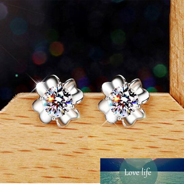 925 sterling silver luck leaf flower stud earrings with clear purple shiny zircon earring for women fashion jewelry s-e48, Golden;silver
925 sterling silver luck leaf flower stud earrings with clear purple shiny zircon earring for women fashion jewelry s-e48, Golden;silver
