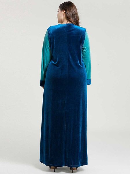middle muslim east dress maxi flower embroidered sleeve big swing gold velvet dressed female winter ta9232 hjxc, Black;gray
middle muslim east dress maxi flower embroidered sleeve big swing gold velvet dressed female winter ta9232 hjxc, Black;gray