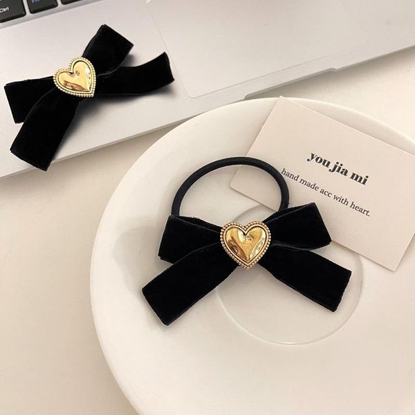 hair accessories black vintage velvet hear butterfly knot rope for girls girlish circle clip student sweet barrettes, Slivery;white
hair accessories black vintage velvet hear butterfly knot rope for girls girlish circle clip student sweet barrettes, Slivery;white