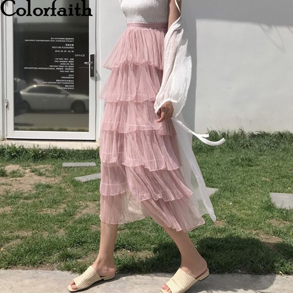 colorfith new 2021 women long skirt vintge mesh high wist pink lyered skirts pleted tutu skirt ldies elegnt sk9009, Black
colorfith new 2021 women long skirt vintge mesh high wist pink lyered skirts pleted tutu skirt ldies elegnt sk9009, Black