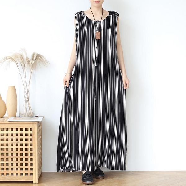 women's jumpsuits & rompers women summer sleeveless striped playsuit ladies traval holiday party jumpsuit romper chiffon long and full, Black;white
women's jumpsuits & rompers women summer sleeveless striped playsuit ladies traval holiday party jumpsuit romper chiffon long and full, Black;white