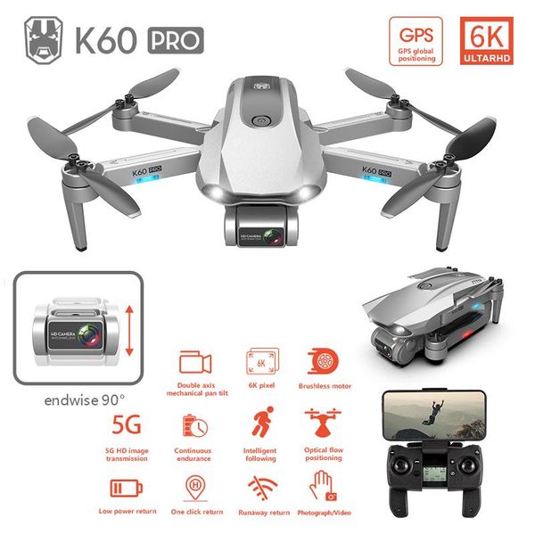 2021 brushless motor drone 6k hd gps rc airplane dual camera 5g optical flow positioning quadcopter professional aerial toy
2021 brushless motor drone 6k hd gps rc airplane dual camera 5g optical flow positioning quadcopter professional aerial toy