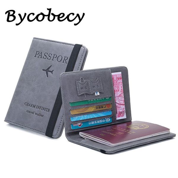 card holders bycobecy rfid passport holder book cover women's wallet thin multifunctional id case 2021 leather travel bag, Brown;gray
card holders bycobecy rfid passport holder book cover women's wallet thin multifunctional id case 2021 leather travel bag, Brown;gray