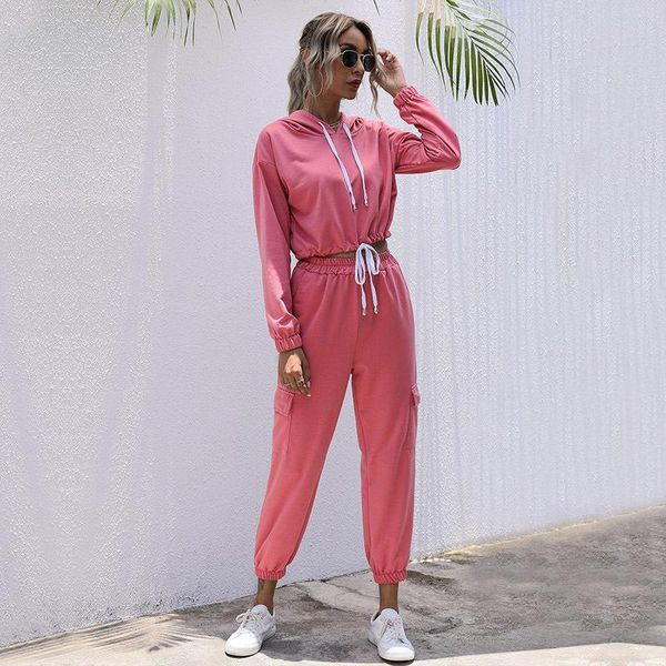 women's two piece pants casual pink flat shoes, 2-piece sports suit, hoodie, sweatpants, 2021, White
women's two piece pants casual pink flat shoes, 2-piece sports suit, hoodie, sweatpants, 2021, White