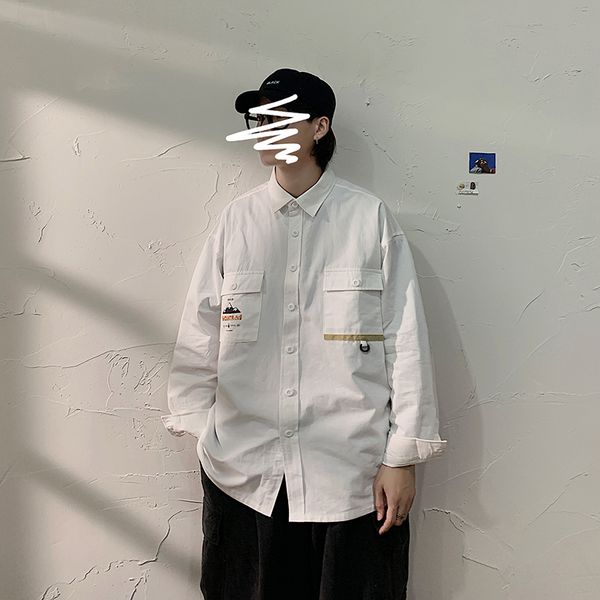 2021 new men's work clothes cargo white cotton hawaiian shirt male loose coat camisa masculina french cuff mens fashion shirts -3xl ju
2021 new men's work clothes cargo white cotton hawaiian shirt male loose coat camisa masculina french cuff mens fashion shirts -3xl ju