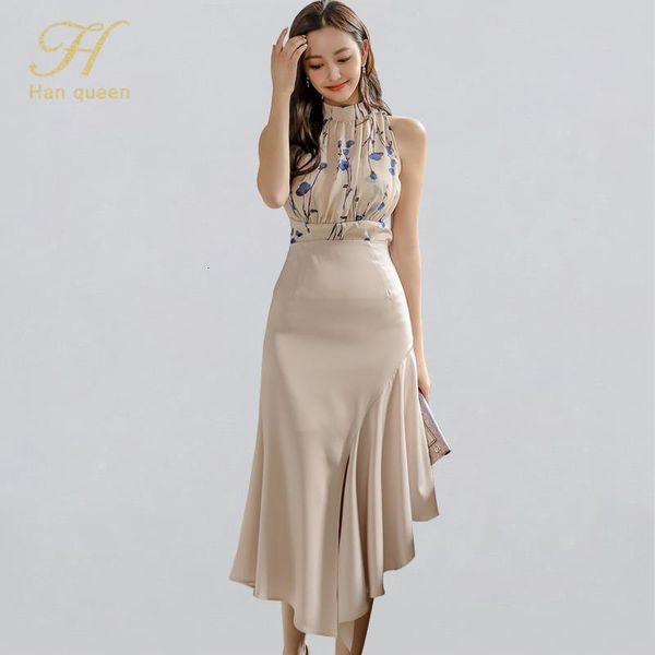 new 2 pieces set women summer print shirts blouses and high waist split ruffles skirts korean chic office lady suit, Gray
new 2 pieces set women summer print shirts blouses and high waist split ruffles skirts korean chic office lady suit, Gray