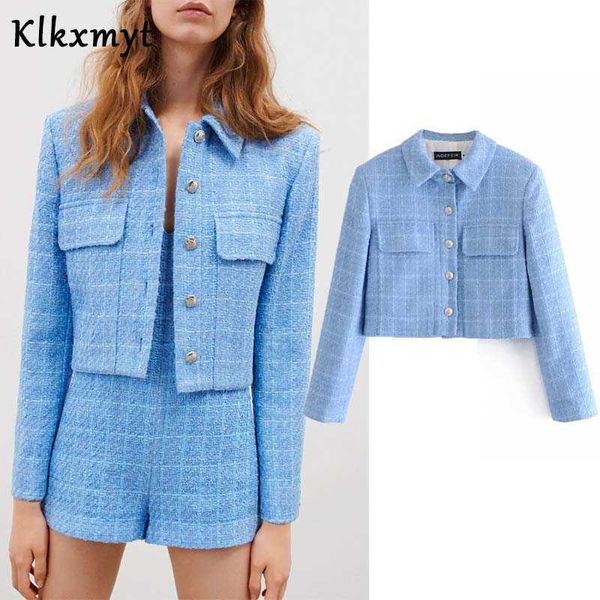 klkxmyt za blue cropped blazer women casual textured long sleeve pockets spring jacket woman fashion office wear coat 210527, White;black
klkxmyt za blue cropped blazer women casual textured long sleeve pockets spring jacket woman fashion office wear coat 210527, White;black
