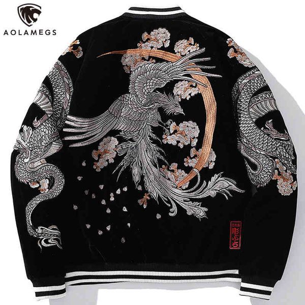 aolamegs oversized embroidery men et chine dragon phoenix animal embroided ets winter warm coat japane retro outwear, Black;brown
aolamegs oversized embroidery men et chine dragon phoenix animal embroided ets winter warm coat japane retro outwear, Black;brown