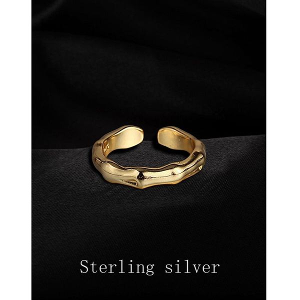 cluster rings morivovog 925 sterling silver bamboo joint for women glossy french style minimalist ladies 2021 fashionable jewelry, Golden;silver
cluster rings morivovog 925 sterling silver bamboo joint for women glossy french style minimalist ladies 2021 fashionable jewelry, Golden;silver