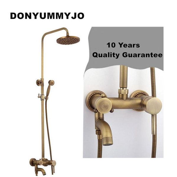 donyummyjo new bathroom shower faucet 8"rose gold antique brass adjust height handheld shower bath tap wall mount set
donyummyjo new bathroom shower faucet 8"rose gold antique brass adjust height handheld shower bath tap wall mount set