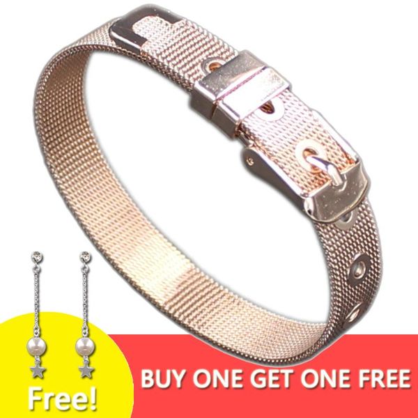 cuff kakee stainless steel universal watch band buckle belt mesh net bangle screw women rock jewelry punk adjustable bracelet, White
cuff kakee stainless steel universal watch band buckle belt mesh net bangle screw women rock jewelry punk adjustable bracelet, White