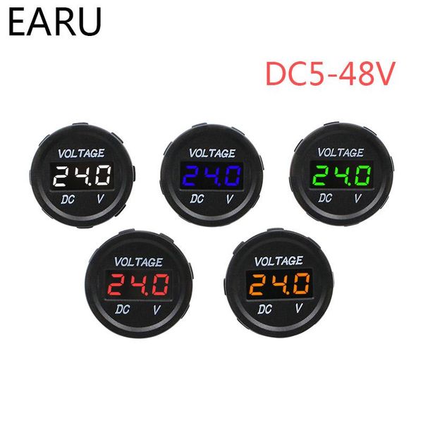 voltage meters dc5v-48v digital voltmeter round waterproof boat car styling motorcycle led panel volt meter tester monitor display
voltage meters dc5v-48v digital voltmeter round waterproof boat car styling motorcycle led panel volt meter tester monitor display