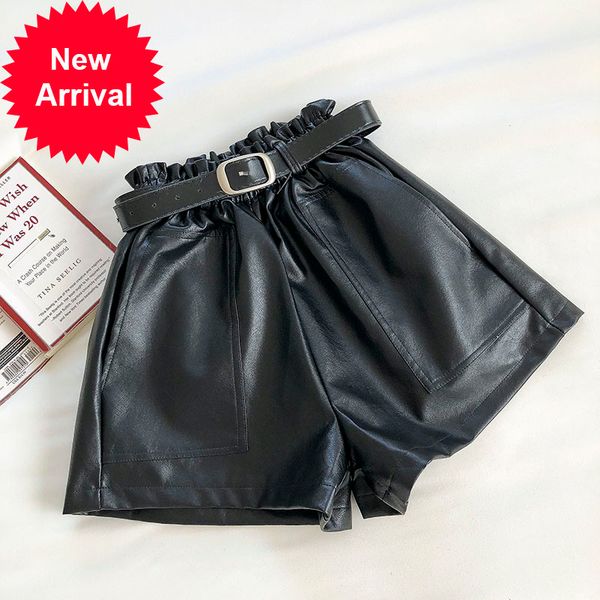 autumn winter women's trousers korean solid color elastic waist casual new slim wide-leg leather short pants ll519, White;black
autumn winter women's trousers korean solid color elastic waist casual new slim wide-leg leather short pants ll519, White;black